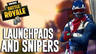 Launchpads and Snipers!! Fortnite Battle Royale Gameplay - Ninja