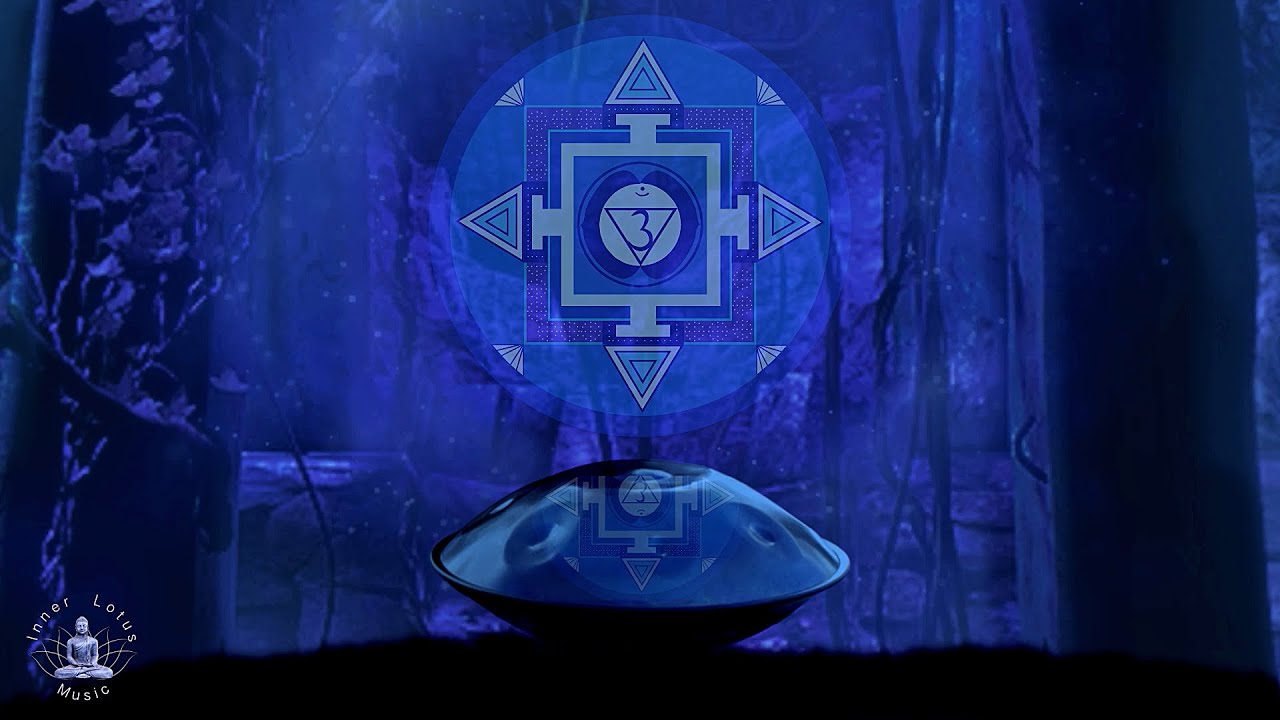 432Hz Third Eye Chakra Healing Sonic Immersion   Soft Handpan   Singing Bowl   Meditation Music