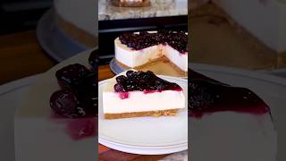 No-Bake Blueberry Cheesecake Recipe #shorts