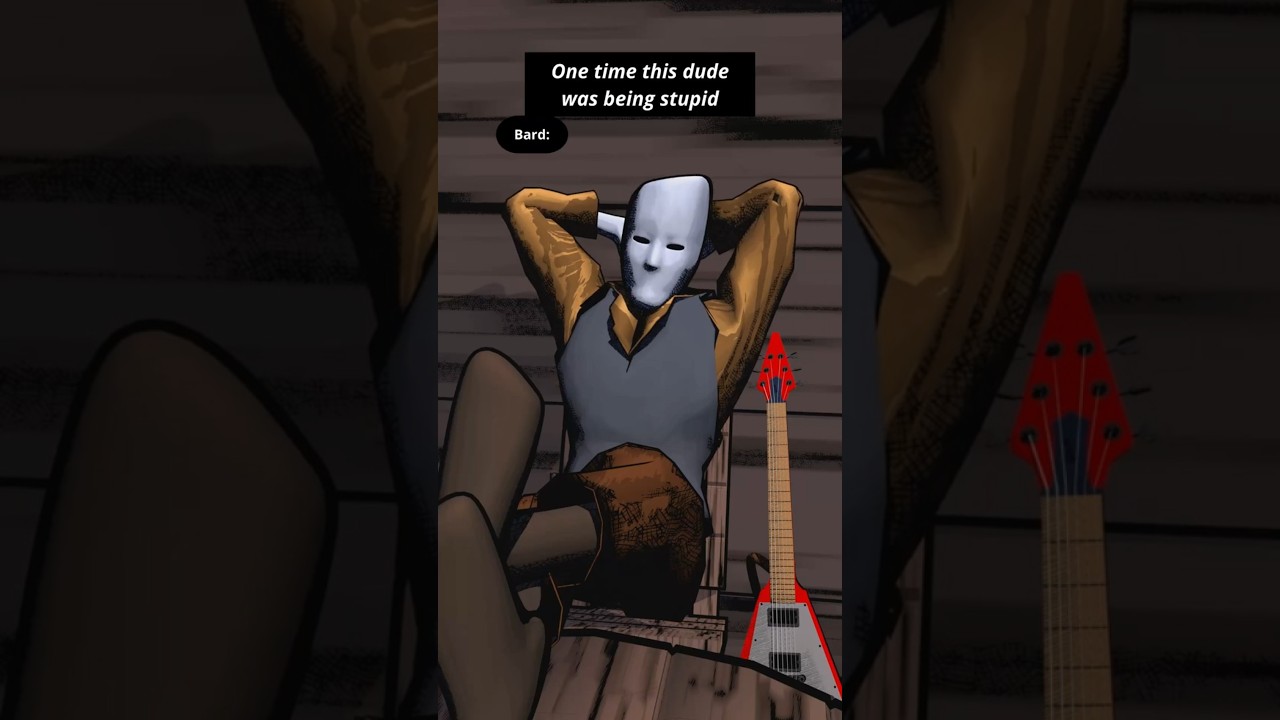 Classic Bard's mockery | 