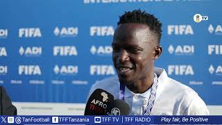 Kelvin Nashon akizungumza baada ya mchezo dhidi Macau ya FIFA Series 2026