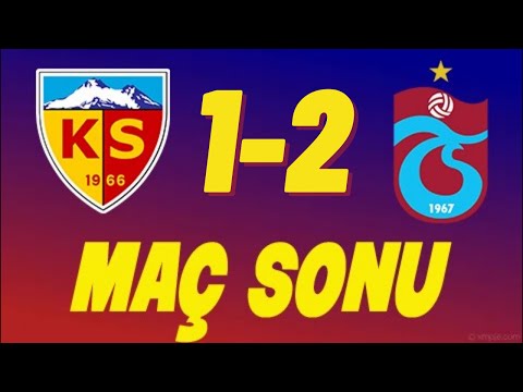 Kayserispor 1-2 Trabzonspor maç sonu goller ve pozisyonlar #trabzonspor  #kayserispor #abdullahavcı