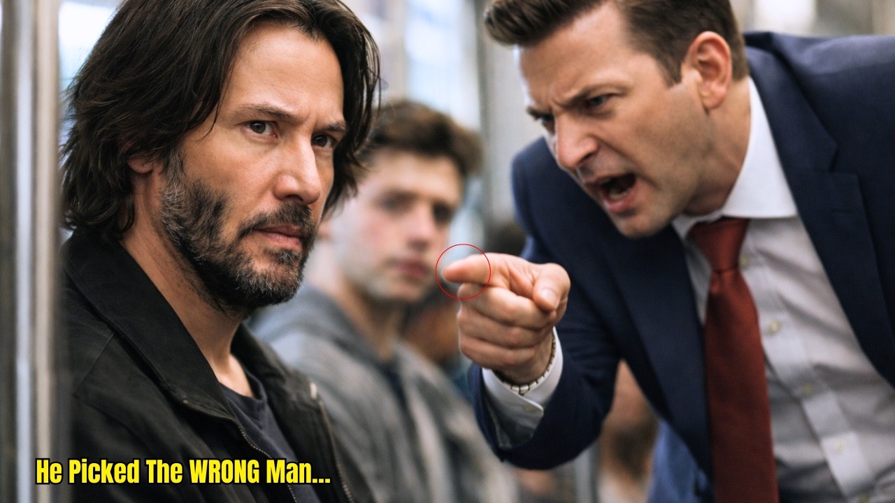 HE TRIED TO HUMILIATE KEANU REEVES ON A TRAIN… HE DIDN’T KNOW WHO HE WAS DEALING WITH 🔥