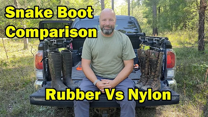 Snake Boot Comparison Rubber Vs Nylon