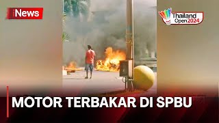 Sepeda Motor Terbakar di SPBU Sukowidi, Banyuwangi - iNews Today 17/05