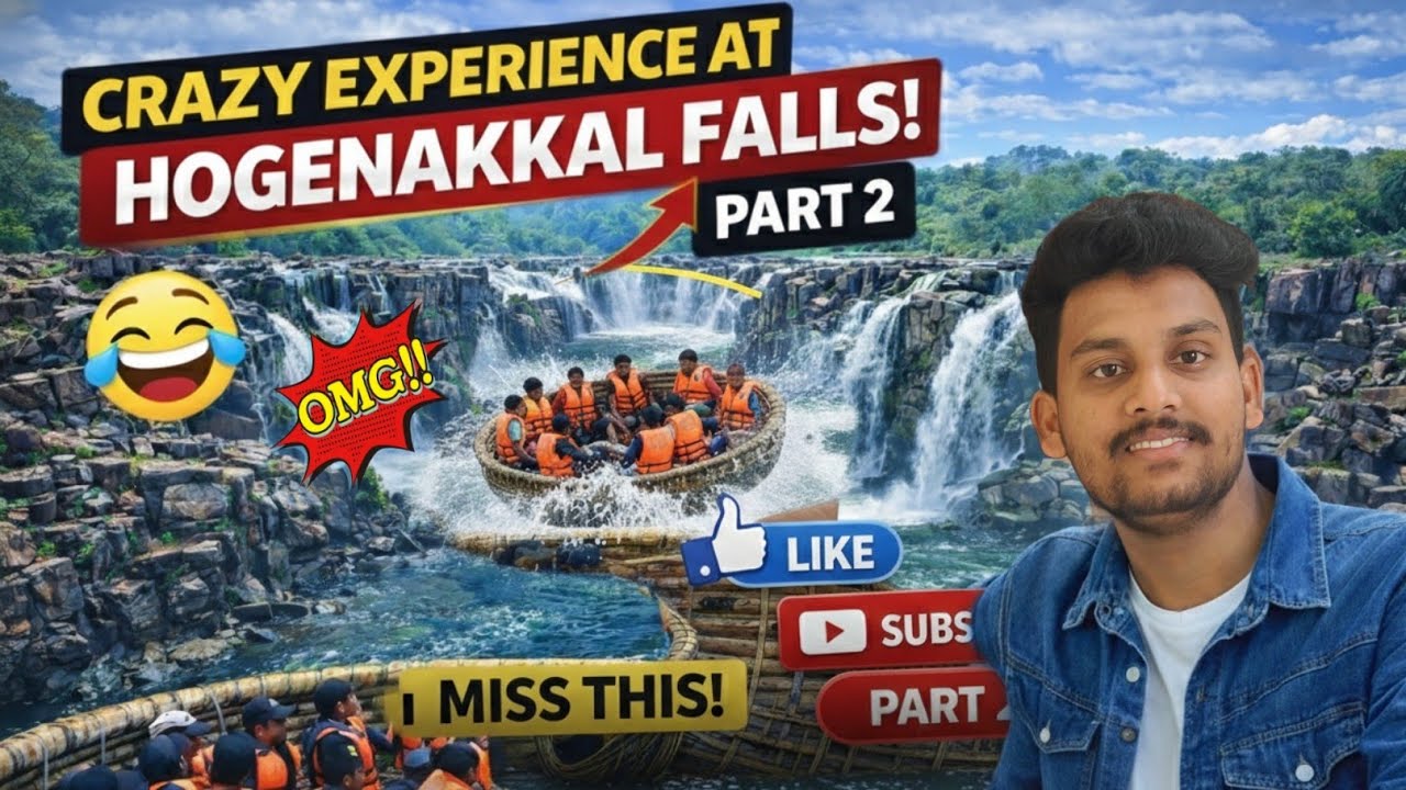 The Real Hogenakkal Experience Part 2 | Coracle Ride & Hidden Views! |#explorepage #kannadavlog 