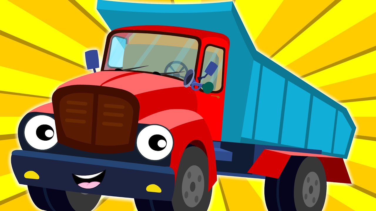 the wheels on the truck | vehicles song | nursery rhymes ...