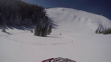 Avalanche on Logan Peak - January 14th close call.