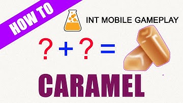 How to make a CARAMEL in Little Alchemy | INT MOBILE GAMEPLAY