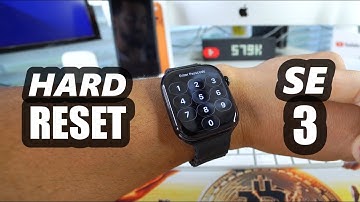How To Hard Reset your Apple Watch SE 3 - Factory Reset