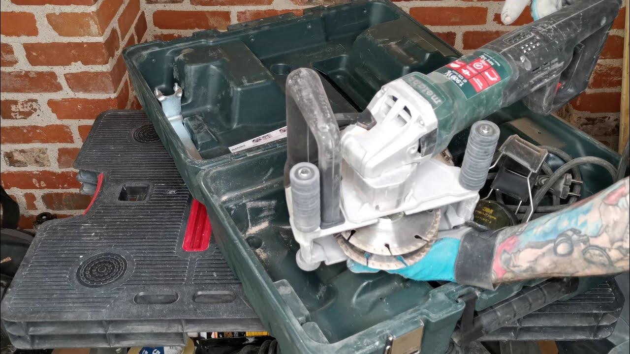 Штроборез Metabo MFE 40 - YouTube
