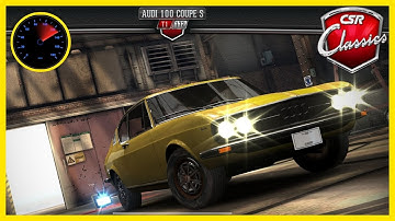 Audi 100 Coupé S - CSR CLASSICS: Step Back in Time to Race (Android & iOS)