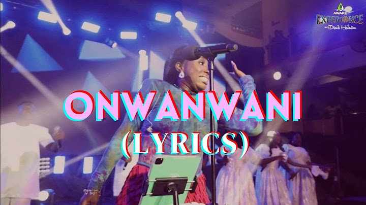 DIANA HAMILTON ‘Onwanwani (Wonder Working God)’ [LYRICS]