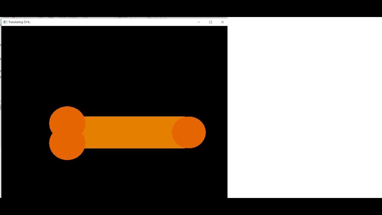 Opengl Project in c (Translating Dick) Computer Graphics - YouTube