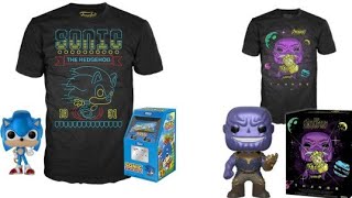 Обзор Funko POP!Набор Фигурка+Футболка Sonic the Hedgehog 35712!Infinity War Thanos 33454! Marvel!!