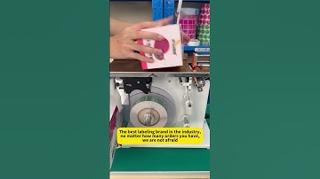 Different sized box labeled on yuezhou small right corner labeling machine without difficult tuning