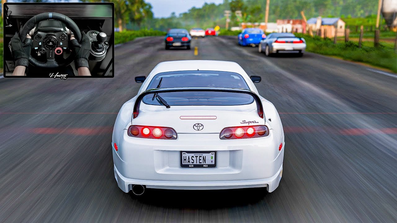 Toyota Supra MK4 VS Retro Sports Cars - Race Gameplay | Forza Horizon 5
