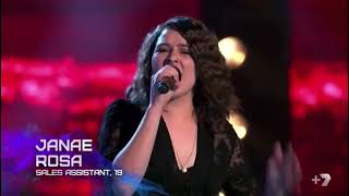 The X Factor Au 2016 - Janae Rosa - Id Rather Go Blind