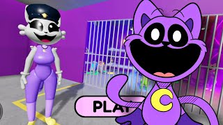 Hoppy Hopscotch Escapes from CATNAP Barry's Prison Run (Obby) - Roblox!