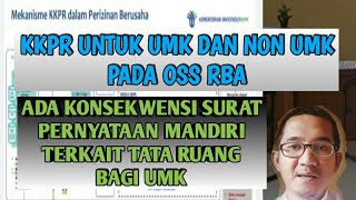 KKKPR DAN PKKPR UNTUK UMK DAN NON UMK