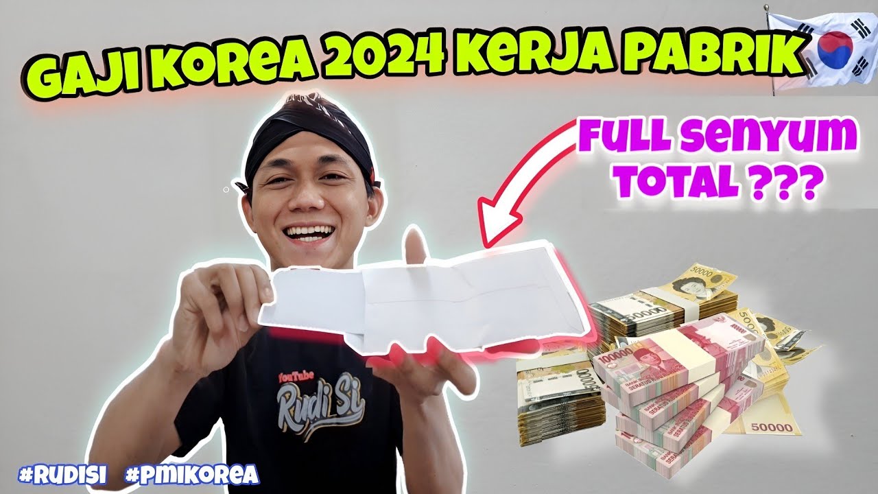 gaji korea selatan tahun 2024 | 22 hari kerja pabrik die casting korea