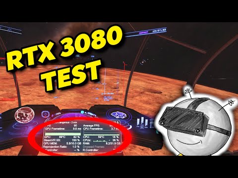Elite Dangerous VR // RTX3080パフォーマンステスト//バルブインデックスゲームプレイ