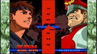 Street Fighter Alpha 3 MAX (PSP) Arcade as Evil Ryu