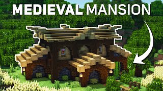 Minecraft: Large Medieval House/Mansion Tutorial (how to build)