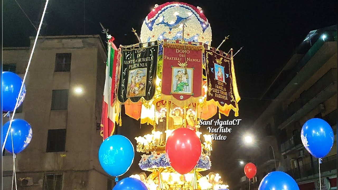 Cereo Pescivendoli 25/1/2024 Viale Mario Rapisardi, Catania