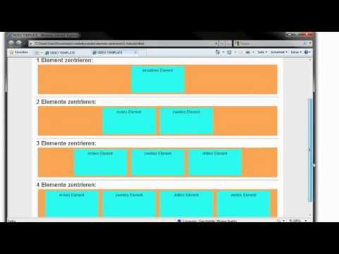 Video: Wie zentriert man ein Bild in HTML?