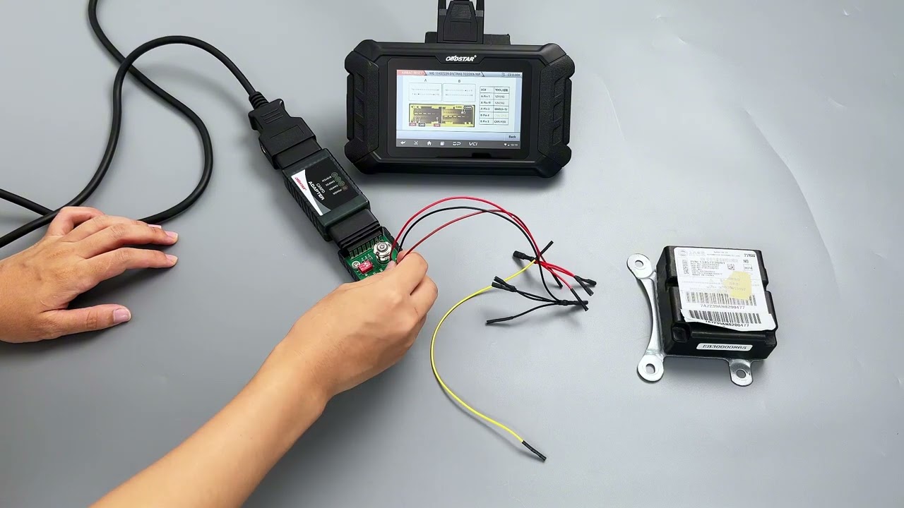 OBDSTAR P50 Reset MG 11457239 TRW Airbag via CAN FD Adapter