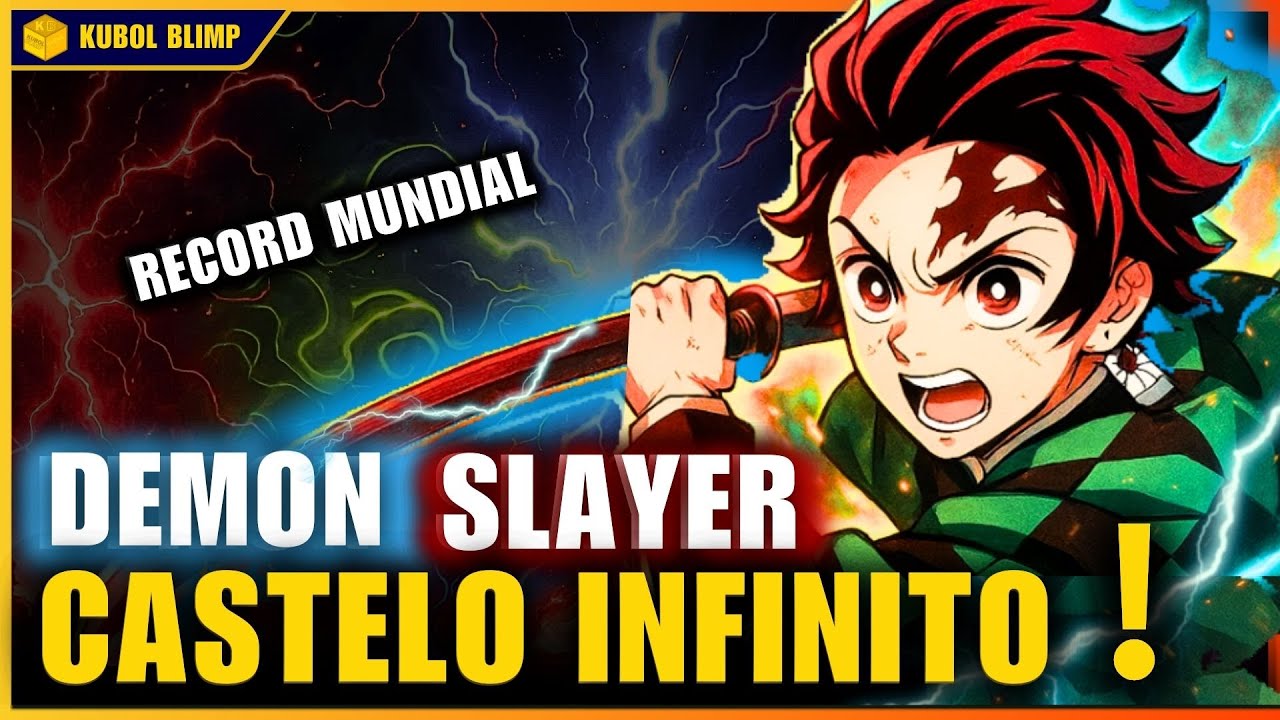 🟡 DEMON SLAYER Castelo Infinito! O Maior Anime da História !