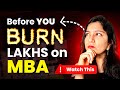 Should you do an mba  reality of life after mba