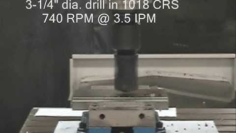 Milltronics CNC: TT40XP Machine - Drilling 3 5 Hole