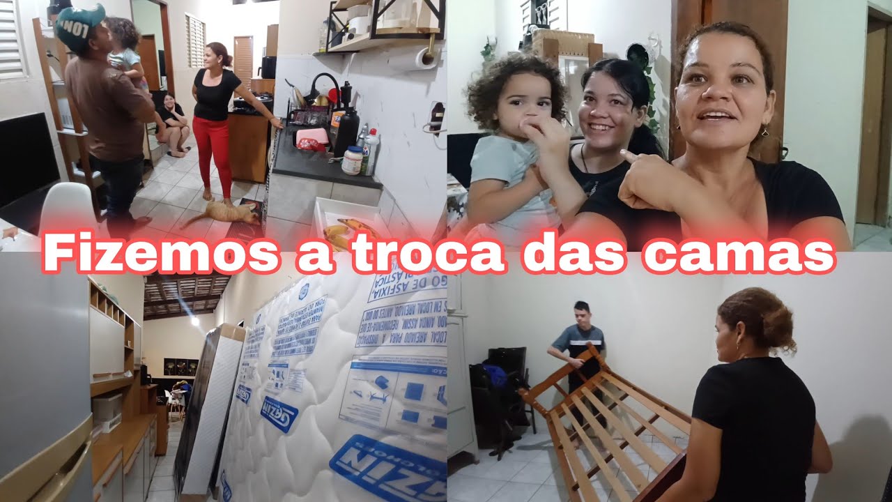  TEMOS CAMA NOVA 🥹 COMPRAMOS A CAMA DO JEITINHO QUE SONHEI 