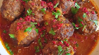 Koofteh Berenji  - Persian Meatballs in a sweet &amp; sour broth