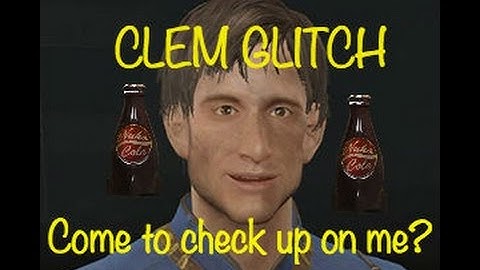 Cant Talk to Clem - Glitch - The Watering Hole - FALLOUT 4