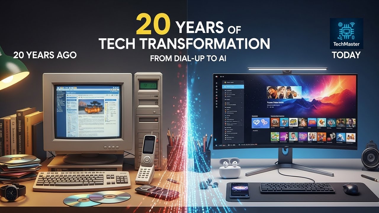 How Technology Has Transformed in the Last 20 Years Then vs Now - YouTube