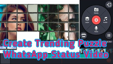 How to Create Trending Puzzle Whatsapp Status video in Kinemaster Tamil Tutorial
