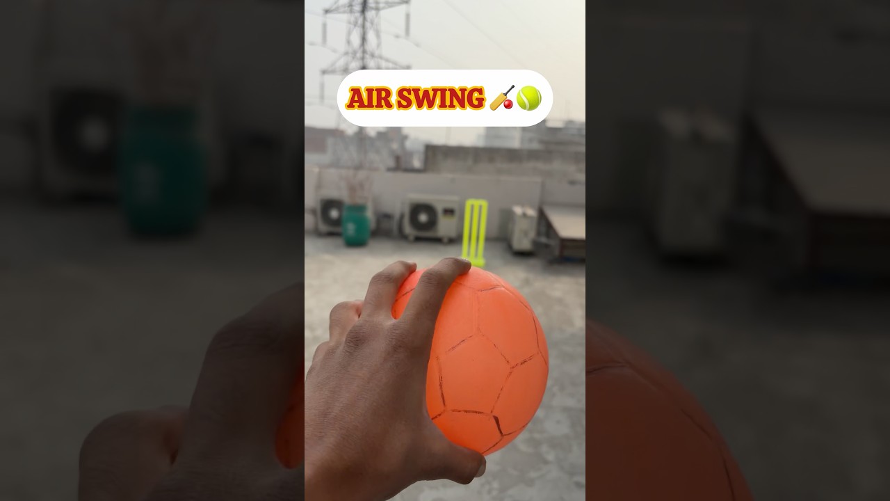 Air swing Bowling tips 🏏🎾 