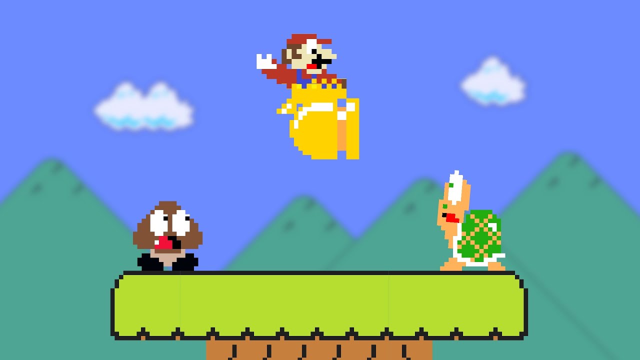 Марио не может коснуться ЖЕЛТОГО цвета!