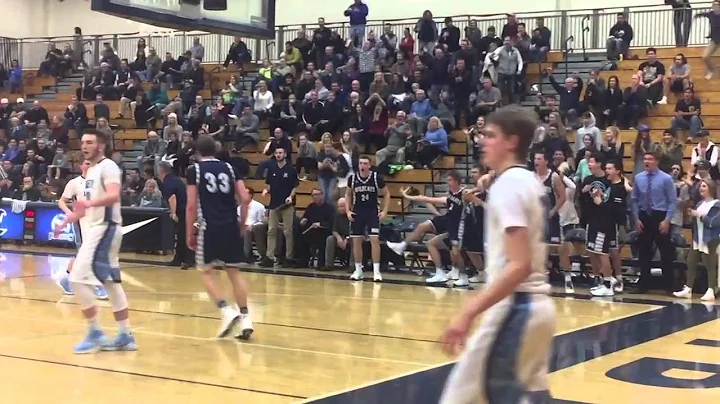 Wilsonville's Zach Reichle with the fastbreak dunk
