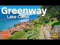 Greenway - Lake Como's Most Beautiful Walk (Spectacular Views!) - 4K 60fps