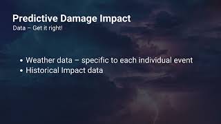 Predictive Damage Impacts - Predictive Impacts & Proactive Planning