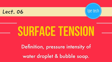 Surface tension | viscosity by ipe tech