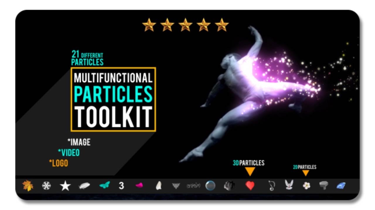 Multifunction Particles Toolkit | After Effects Template