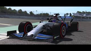 IRG Formula 2020 - new tyre model flex - rFactor 2 - test (short version)
