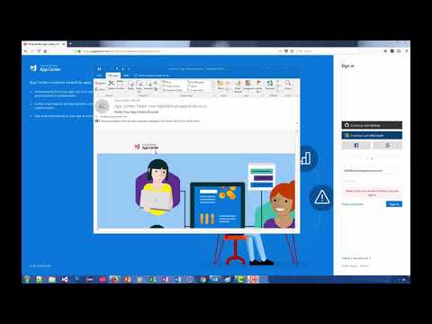 Signing up for Visual Studio App Center