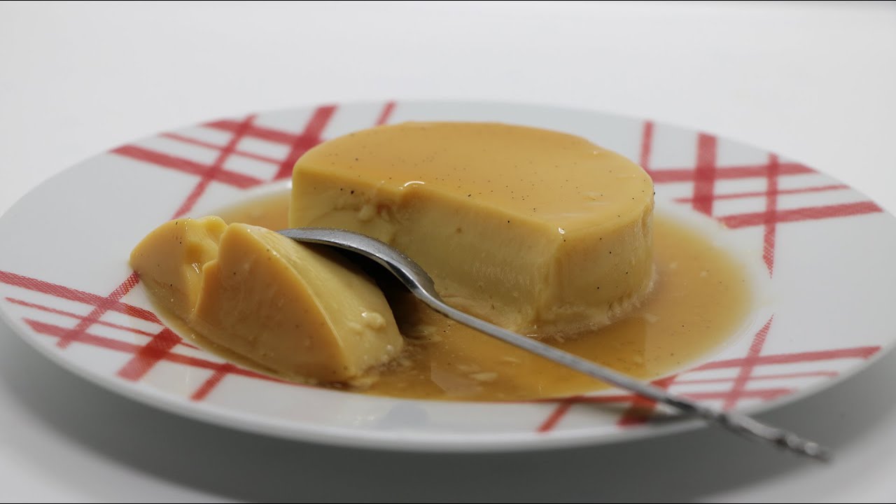 Pots de crème au caramel, vanille Tahiti, cuisson basse température