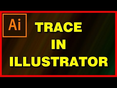 How to Trace an image in illustrator CC 2019 - Tutorial